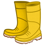 rubber boots - coloured
